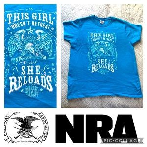 NRA Graphic Tee T-Shirt Top Medium